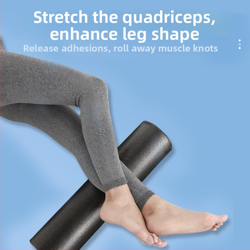 Foam Roller muskuļu relaksācijai un jogai – stingra gluda virsma, materiāls: EPP, zīmols Yun gong