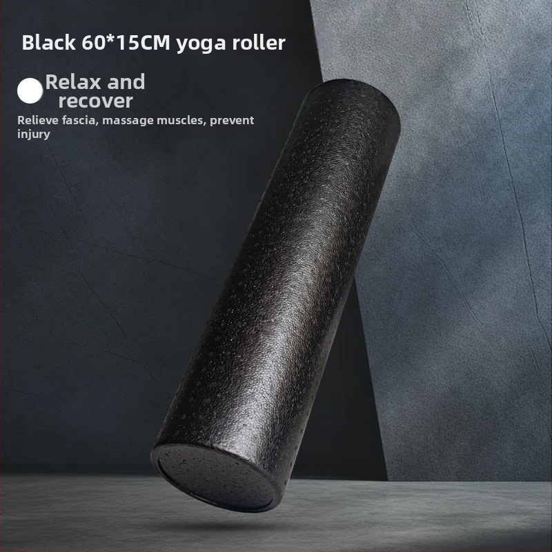 Foam Roller muskuļu relaksācijai un jogai – stingra gluda virsma, materiāls: EPP, zīmols Yun gong