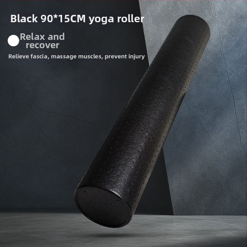 Foam Roller muskuļu relaksācijai un jogai – stingra gluda virsma, materiāls: EPP, zīmols Yun gong