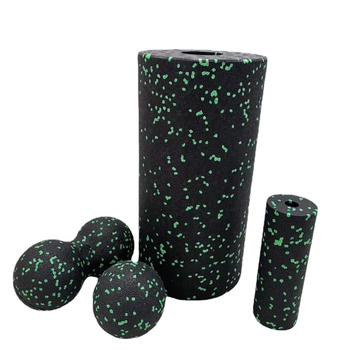 Četverodijelni set: EPP šuplja pjena valjak i fascia lopta za jogu i masažu (Materijal: EPP; Nije naduhljiv; Prilagodba obrade: Da; Licencirana privatna oznaka: Da)