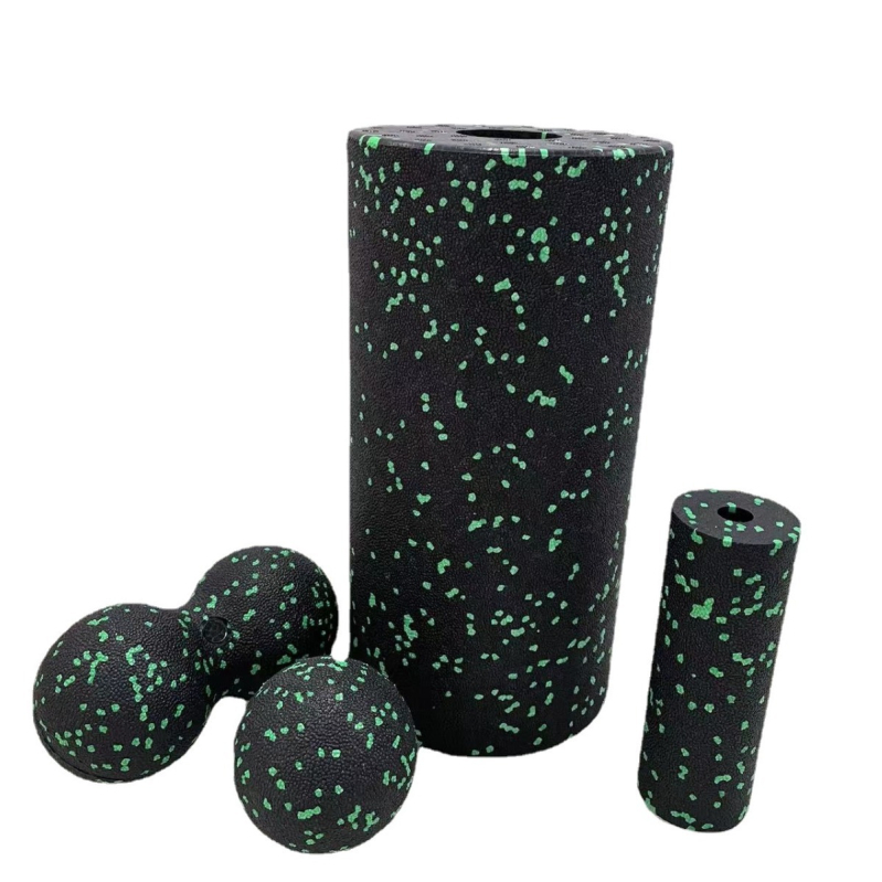 Četverodijelni set: EPP šuplja pjena valjak i fascia lopta za jogu i masažu (Materijal: EPP; Nije naduhljiv; Prilagodba obrade: Da; Licencirana privatna oznaka: Da)