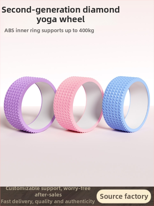 Jogas riņķis iesācējiem – muguras atvēršana, backbend, Pilates riņķis, jogas aplis; Materiāli: iekšējā PP, ārējais EVA