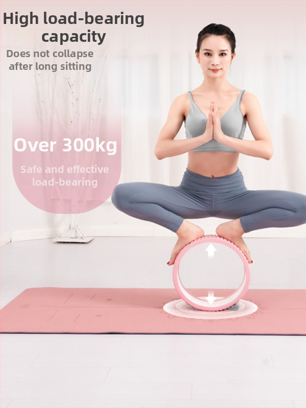 Jogas riņķis iesācējiem – muguras atvēršana, backbend, Pilates riņķis, jogas aplis; Materiāli: iekšējā PP, ārējais EVA