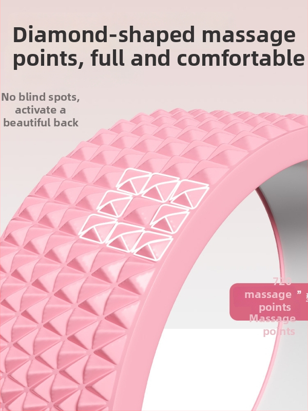 Jogas riņķis iesācējiem – muguras atvēršana, backbend, Pilates riņķis, jogas aplis; Materiāli: iekšējā PP, ārējais EVA