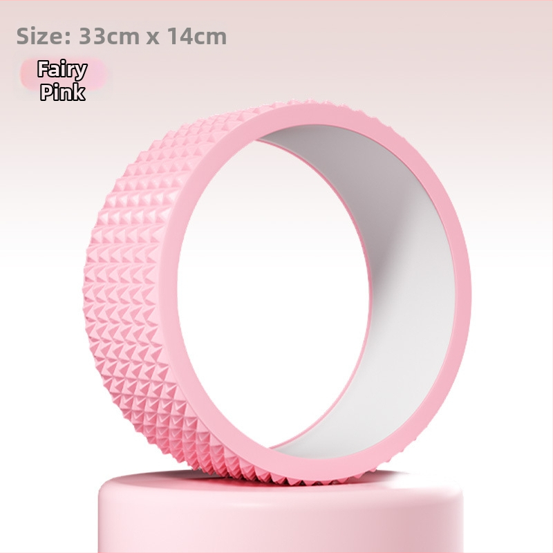 Jogas riņķis iesācējiem – muguras atvēršana, backbend, Pilates riņķis, jogas aplis; Materiāli: iekšējā PP, ārējais EVA