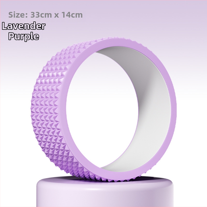 Jogas riņķis iesācējiem – muguras atvēršana, backbend, Pilates riņķis, jogas aplis; Materiāli: iekšējā PP, ārējais EVA