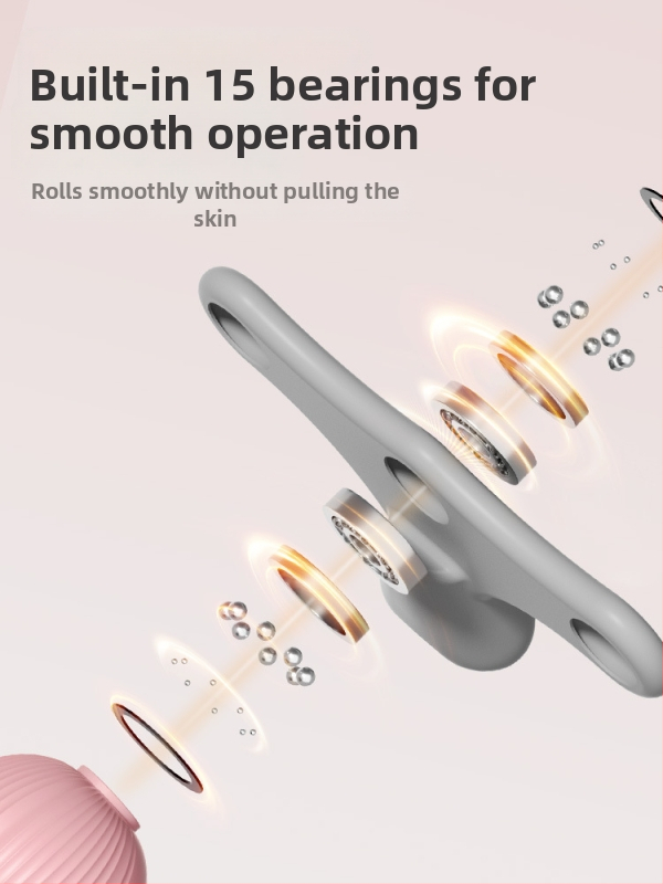 Gredzenveida kāju masieris, kompakts rokas masāžas ierīce ar 6 riteņiem priekš mājas jogas un relaksācijas (PP materiāls, 250 g)
