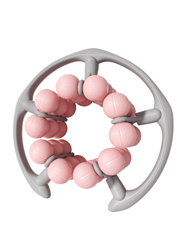 30-kerékhálós masszírozó görgő a láb izmok megnyújtásához – kör alakú masszázsgörgő, jóga segédeszköz (30-kerekek; kör alakú masszázs; anyag: Egyéb; felhasználás: fitnesz eszközök, egészség masszázs, testépítés)