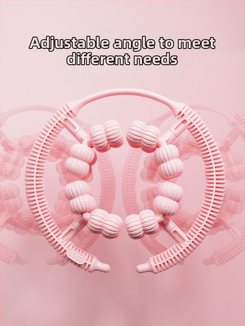 Kāju slaides ierīce – gredzenveida kāju masāžas rullis, 32 riteņi, ABS, QT