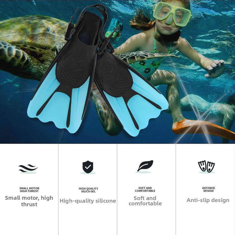 Silikoninės nardymo irklos, ilgos mentelės, suaugusiems, laisvam nardymui