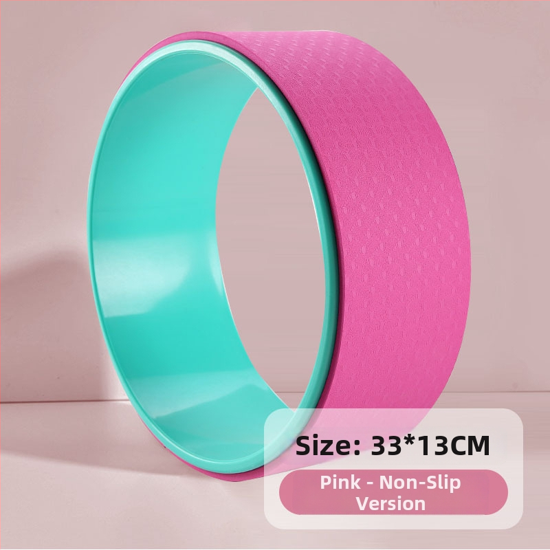 Joga ritenis muguras locījumam – materiāls TPE+PP, zīmols Zhu Yang, iesācējiem