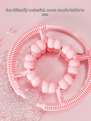 Kāju svara samazināšanas ierīce ar gredzenveida kāju stiprinājumu un 32 riteņiem kāju masāžas rulītim (ABS)