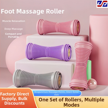 Jiupu pārnēsājamais kāju masāžas rullis — plantarfasijas un apakšstilba masāža