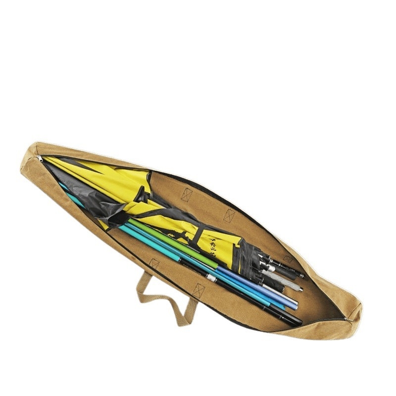 Horgászfelszerelés táska (PVC anyag, nem vízálló, bot- és felszerelés tárolására)