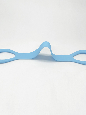 8-formos atsparumo juosta traukimo pratimams — Medžiaga: TPR, moterims, pečių atidarymas, nugaros formavimas, krūtinės išsiplėtimas