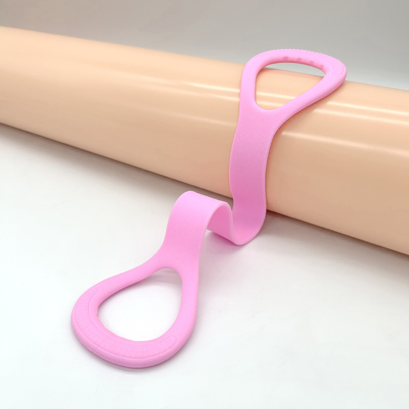 8-formos atsparumo juosta traukimo pratimams — Medžiaga: TPR, moterims, pečių atidarymas, nugaros formavimas, krūtinės išsiplėtimas