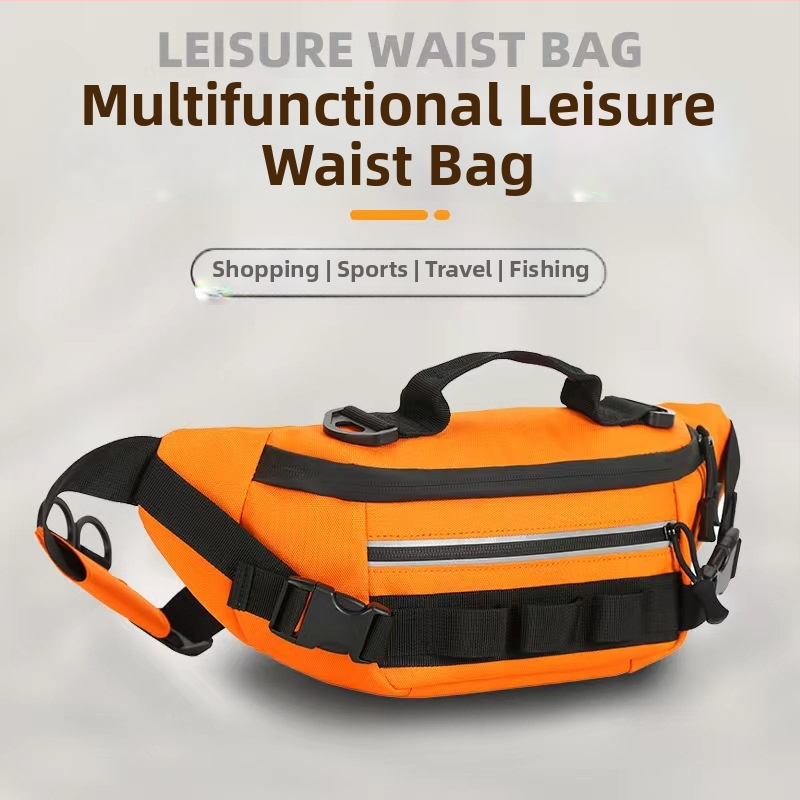 Žvejybos juosmens krepšys – Sugiyama, Nailonas audinys, Vandeniui atsparus