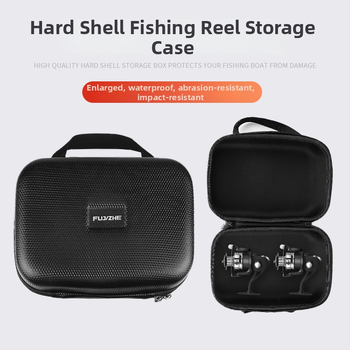 Ambusher EVA atsparus vandeniui kietojo korpuso ritės laikymo krepšys jūrų žvejybai – saugo masalus, valą ir ritę