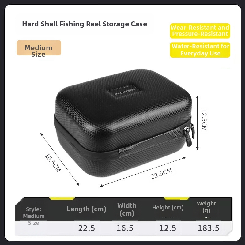 Ambusher EVA atsparus vandeniui kietojo korpuso ritės laikymo krepšys jūrų žvejybai – saugo masalus, valą ir ritę