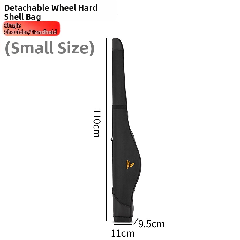 Kaisen meškerių dėklas su tvirtu korpusu, peties diržu, nailono audinys, atsparus vandeniui