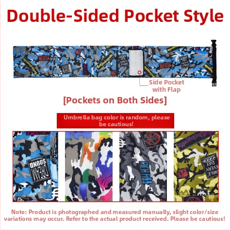 Összecsukható horgász esernyő táska oldalsó zsebbel – Oxford anyag, horgász felszerelés tárolása, Kingway Fishing Gear