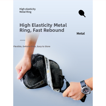 Sulankstomas nešiojamas žvejybos tinklas upėms – nailonas, angos skersmuo 26 cm, gylis 20 cm (Medžiaga: Nailonas; Angos skersmuo: 26 cm; Gylis: 20 cm; Sulankstomas)