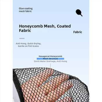 Sulankstomas nešiojamas žvejybos tinklas upėms – nailonas, angos skersmuo 26 cm, gylis 20 cm (Medžiaga: Nailonas; Angos skersmuo: 26 cm; Gylis: 20 cm; Sulankstomas)