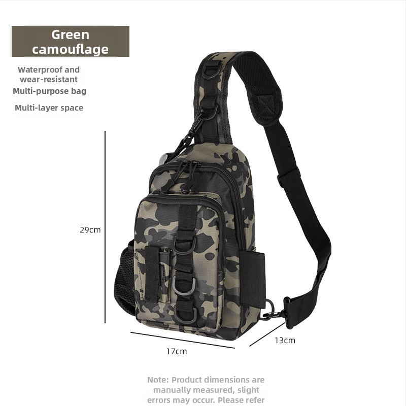 Žvejybos įrangos krepšys su pečių juosta, didelė talpa, Oxford audinys, atsparus vandeniui, masalų laikymui