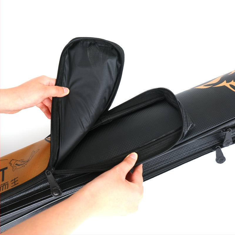 Vieno sluoksnio EVA dėklas žvejybos lazdelei, atsparus vandeniui ir nešiojamas, daugiafunkcinė žvejybos įrangos talpykla