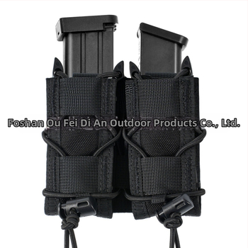 MOLLE montuojamas taktinės juosmens krepšys su dvigubo greito atleidimo funkcija, nailonas išorė, poliesterio pamušalas, kvėpuojantis, atsparus dėvėjimui ir išplečiamas lauko sportams