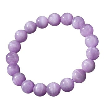 Kunzit kristalne slobodne perle – DIY nakit dodaci, polirani završetak, ametrin kristal, okrugle perle, plemeniti uzorak