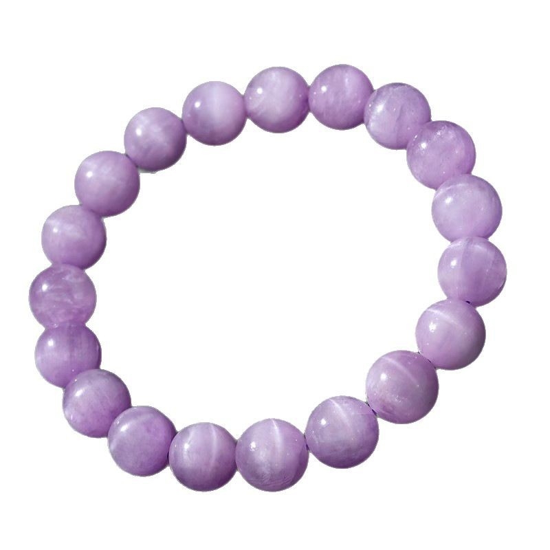 Kunzit kristalne slobodne perle – DIY nakit dodaci, polirani završetak, ametrin kristal, okrugle perle, plemeniti uzorak