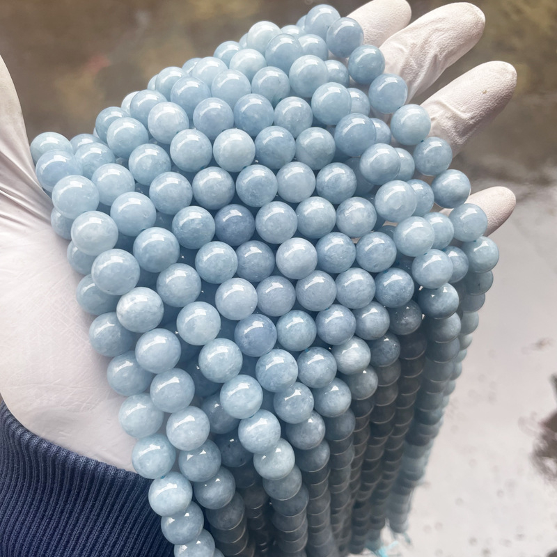 Akvamarinske slobodne perle za DIY nakit, originalni dizajn, obrada 20213