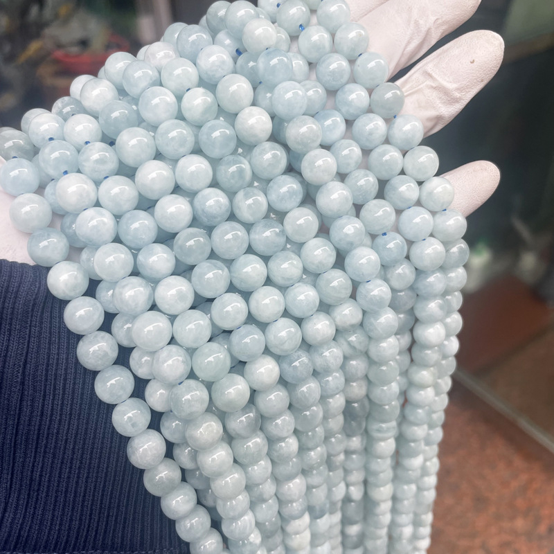 Akvamarinske slobodne perle za DIY nakit, originalni dizajn, obrada 20213