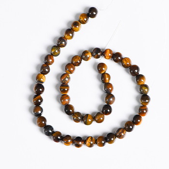 Tiger's Eye kristalne perle – slobodne perle za DIY nakit, poluproizvodi, polirane