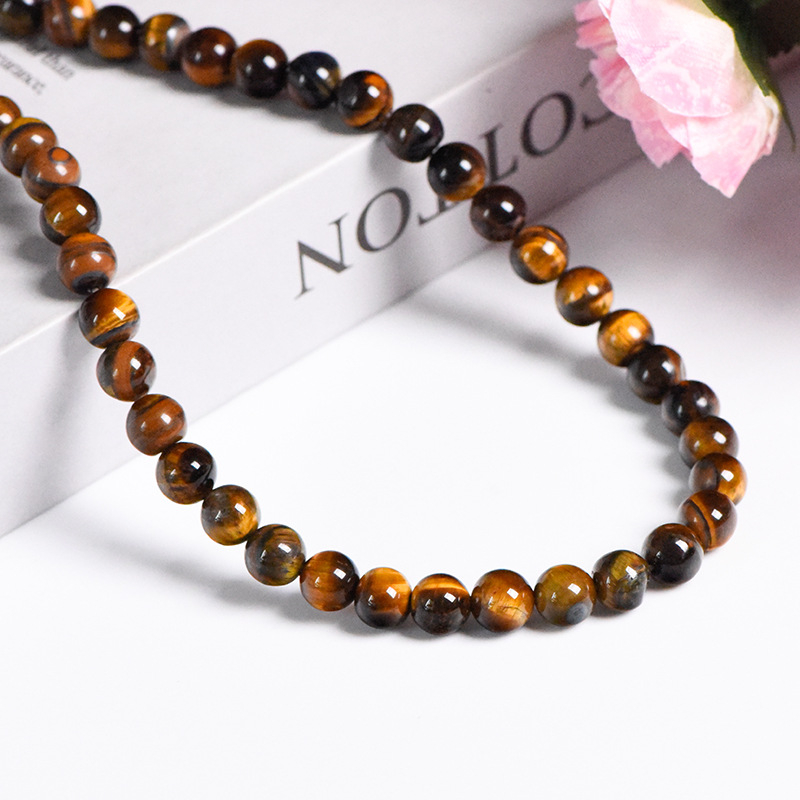 Tiger's Eye kristalne perle – slobodne perle za DIY nakit, poluproizvodi, polirane