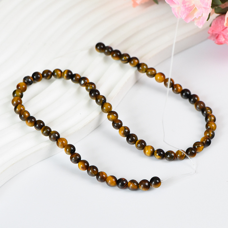 Tiger's Eye kristalne perle – slobodne perle za DIY nakit, poluproizvodi, polirane