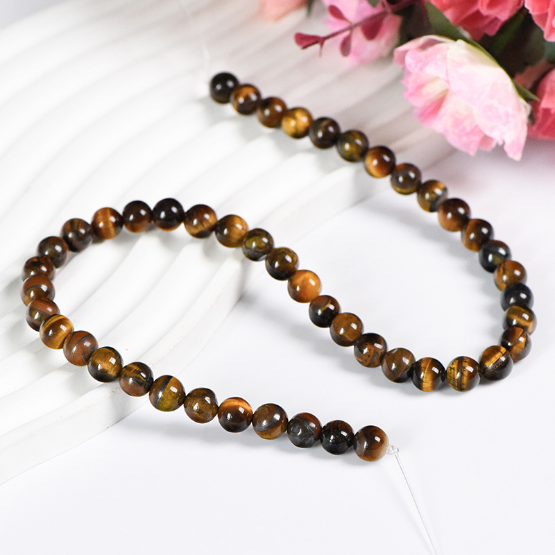 Tiger's Eye kristalne perle – slobodne perle za DIY nakit, poluproizvodi, polirane
