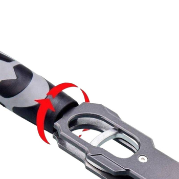 Set kliješta za ribolov od aluminijske legure, višestruka funkcionalnost, s ugrađenim mjeračem težine za velike ribe