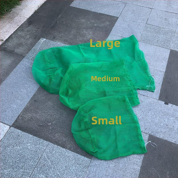 Nailoninė žvejybos tinklo laikymo rankinė — tankus tinklelis, be žiedų, sulankstoma, žvejybos įrangai