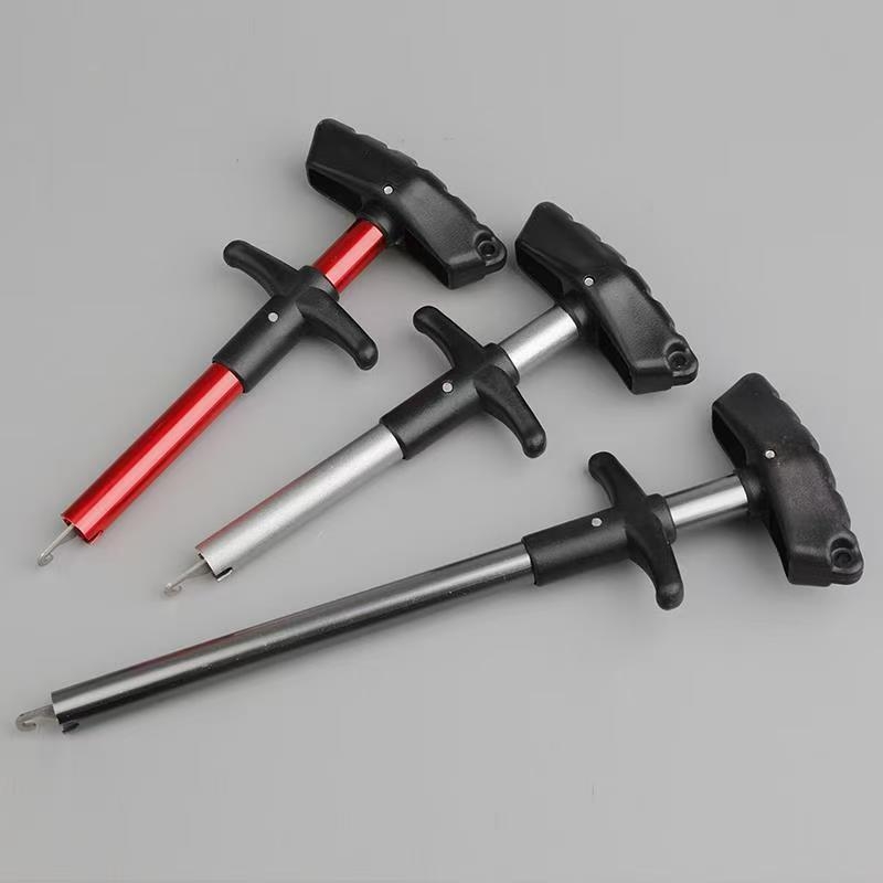 Uklanjivač kuka za ribolov, Uklanjivač mamaca s tri kuka, T-oblik dizajn s dubokim grlom, aluminijsko-magnezijeva legura