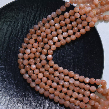 Sunstone kristalne okrugle perle, polugotove za DIY nakit, podrijetlo Guangdong
