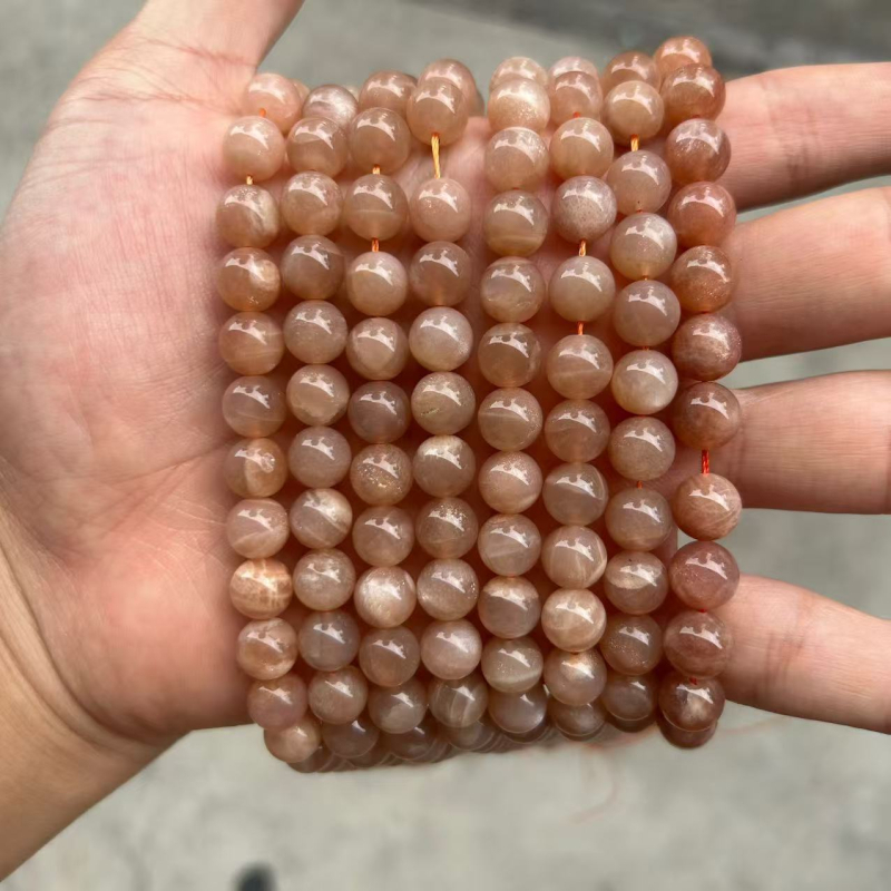 Sunstone kristalne okrugle perle, polugotove za DIY nakit, podrijetlo Guangdong