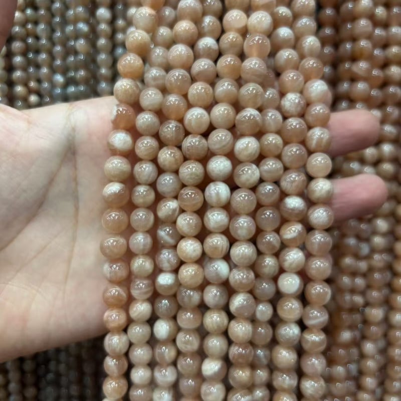 Sunstone kristalne okrugle perle, polugotove za DIY nakit, podrijetlo Guangdong