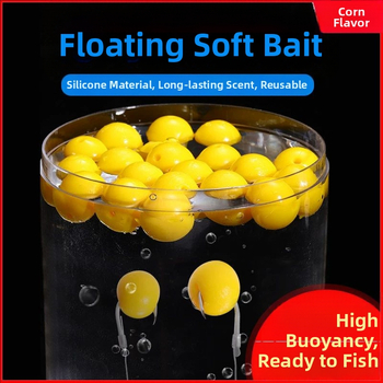 Crappie masalai - granulių minkštas masalas rinkinys, plūduriuojantys karoliukai, didelis plūdrumas, Black Carp, Carp, Crucian Carp ir Grass Carp