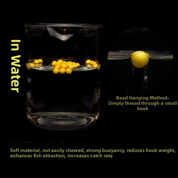 Crappie masalai - granulių minkštas masalas rinkinys, plūduriuojantys karoliukai, didelis plūdrumas, Black Carp, Carp, Crucian Carp ir Grass Carp