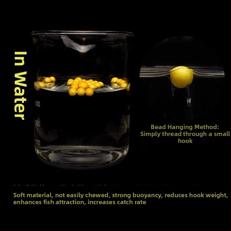 Crappie masalai - granulių minkštas masalas rinkinys, plūduriuojantys karoliukai, didelis plūdrumas, Black Carp, Carp, Crucian Carp ir Grass Carp