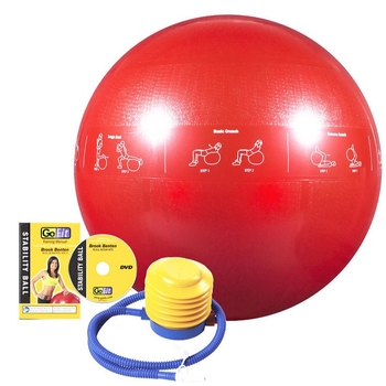 Jogos kamuolys - storesnis, atspari sprogimui, tempimui ir atsipalaidavimui, ABS medžiaga