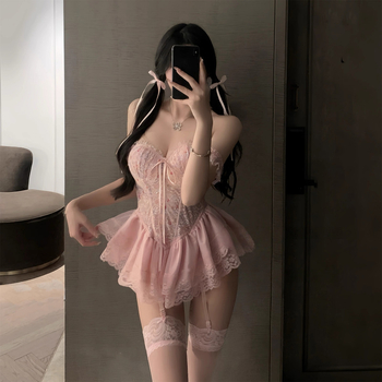 Bustier haljina s cvjetnim uzorkom, sa kostima i jastučićima, modelirajuće donje rublje 9459