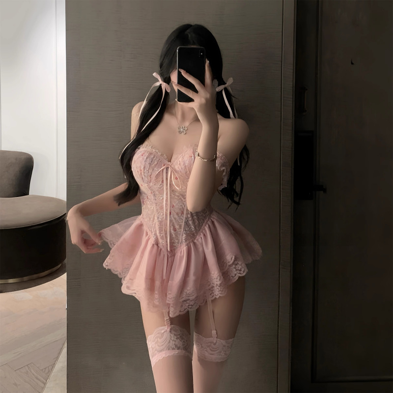 Bustier haljina s cvjetnim uzorkom, sa kostima i jastučićima, modelirajuće donje rublje 9459
